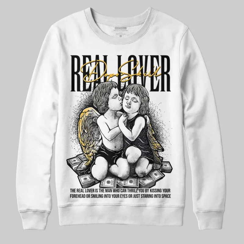 Black Cat 3s DopeSkill Sweatshirt Real Lover Graphic sold by DopeSkill