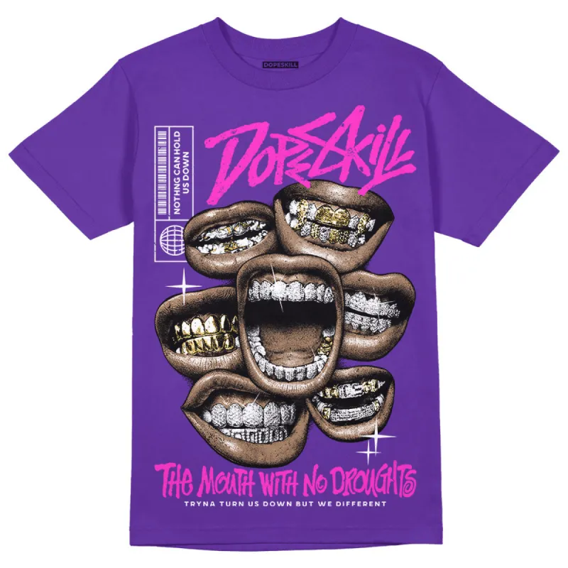 PURPLE Collection DopeSkill Purple T-shirt The Mouth With No Droughts Graphic sold by DopeSkill