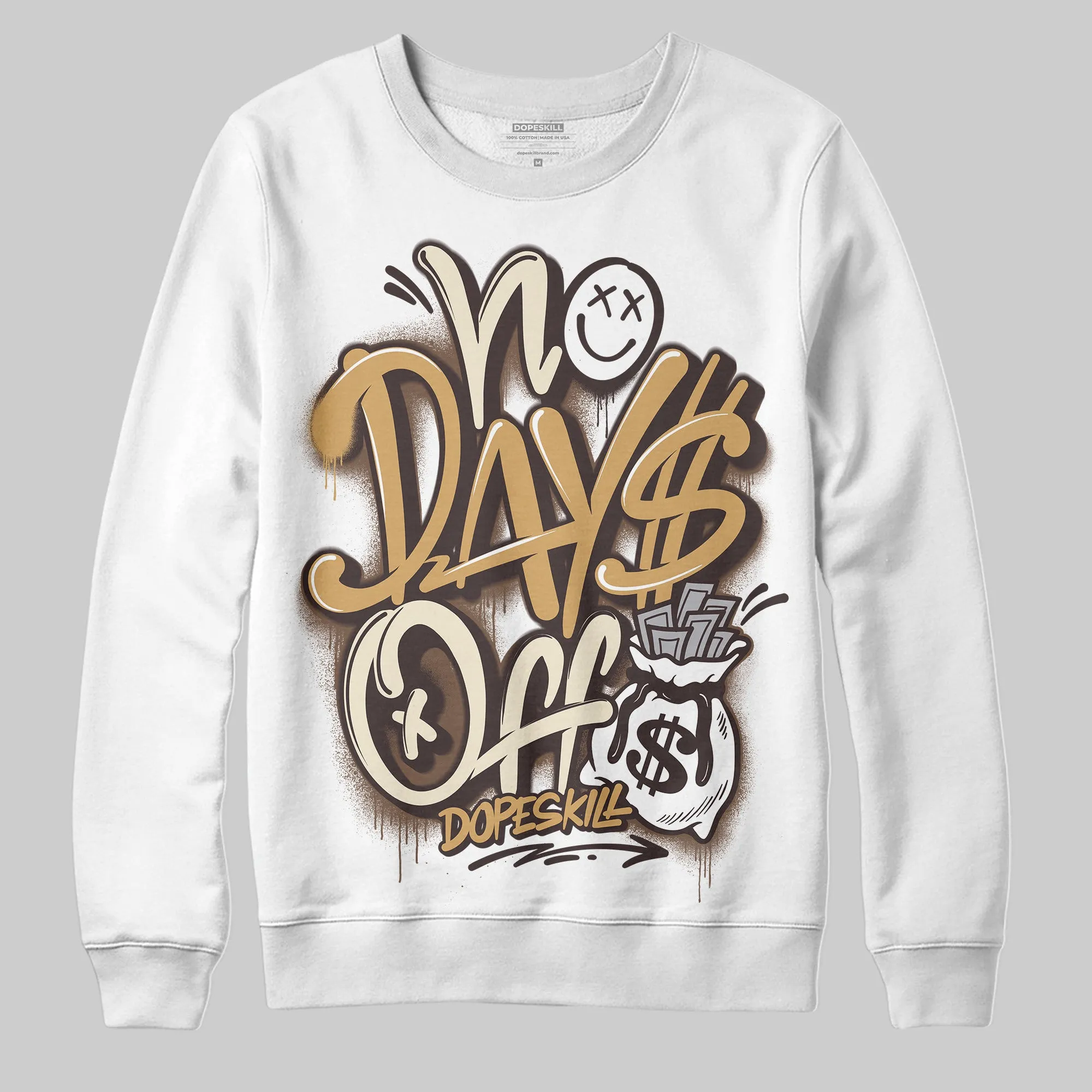 Earth 5s DopeSkill Sweatshirt No Days Off Graphic sold by DopeSkill