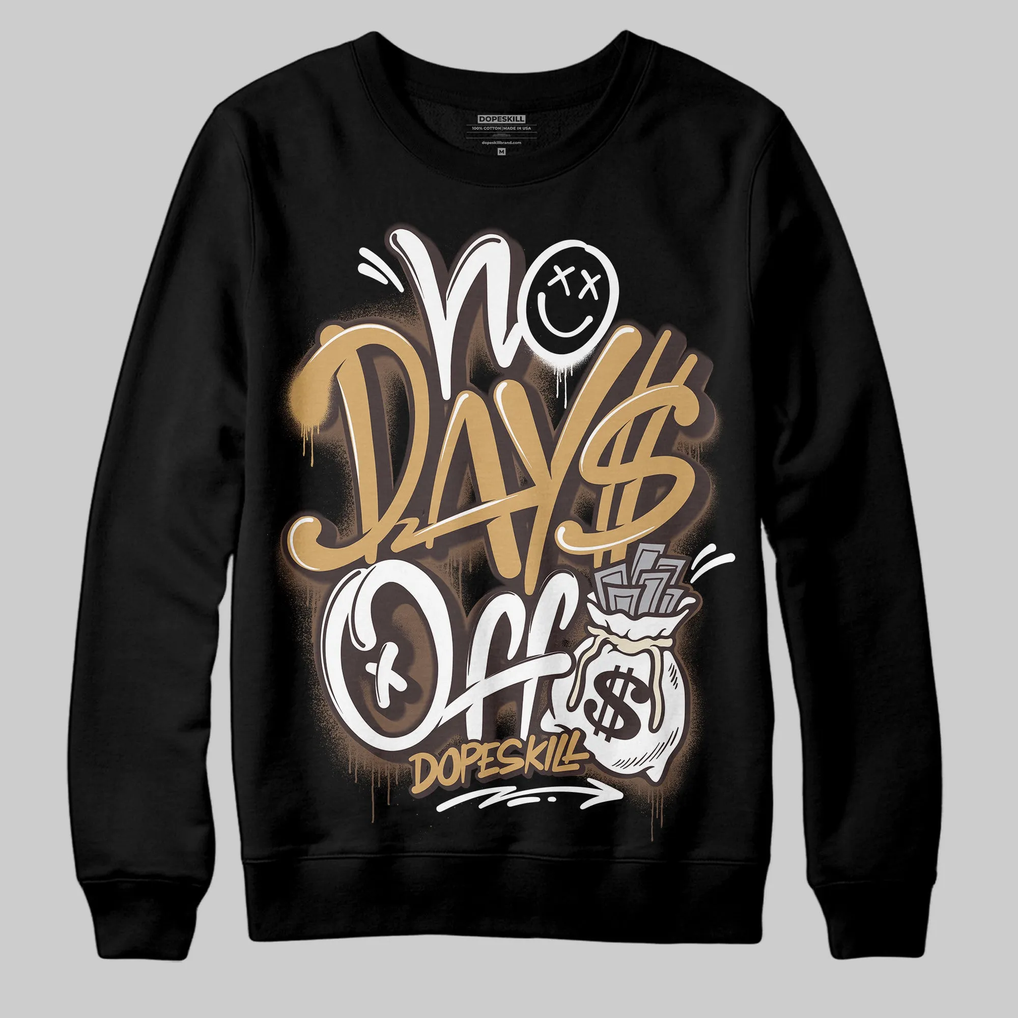 Earth 5s DopeSkill Sweatshirt No Days Off Graphic sold by DopeSkill product image thumbnail 2