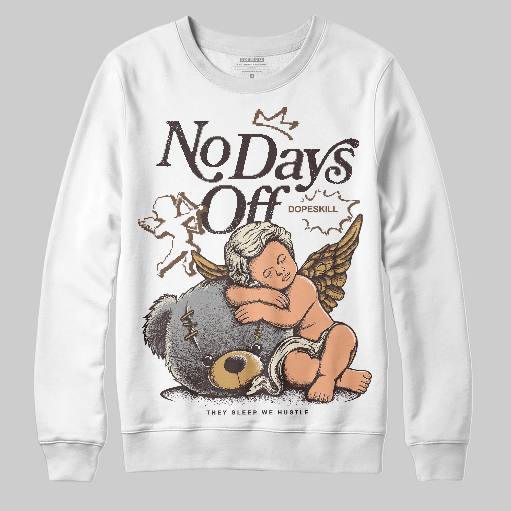 Earth 5s DopeSkill Sweatshirt New No Days Off Graphic sold by DopeSkill