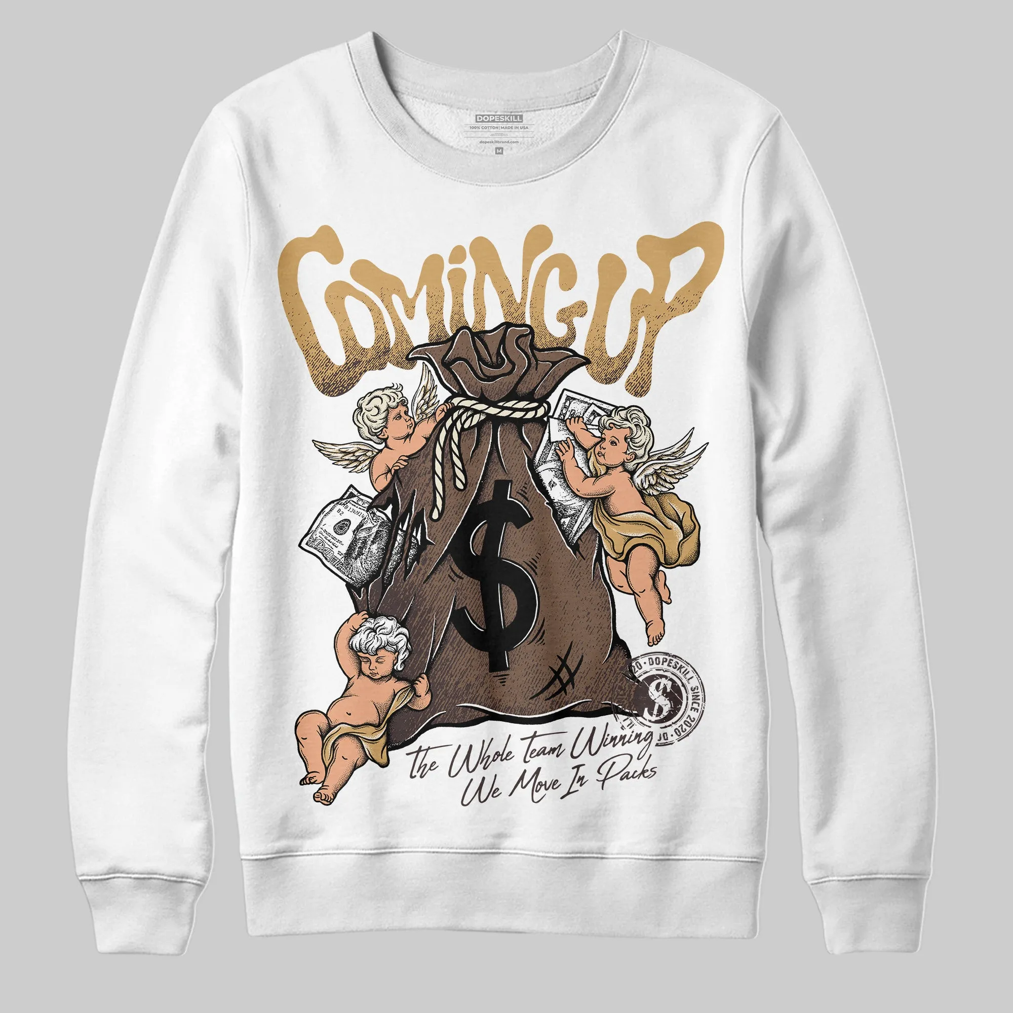 Earth 5s DopeSkill Sweatshirt Money Bag Coming Up Graphic sold by DopeSkill
