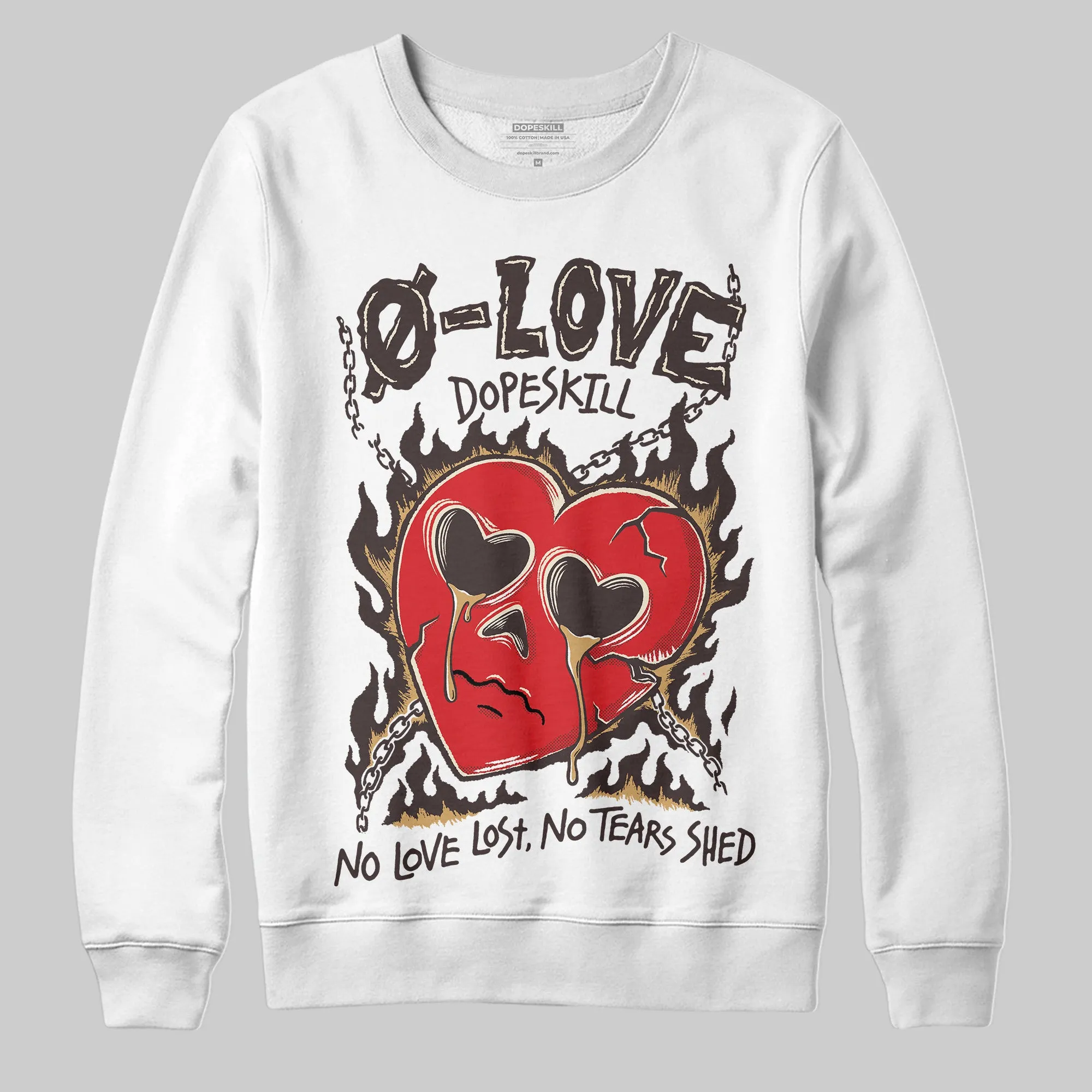 Earth 5s DopeSkill Sweatshirt Crying Heart Graphic sold by DopeSkill