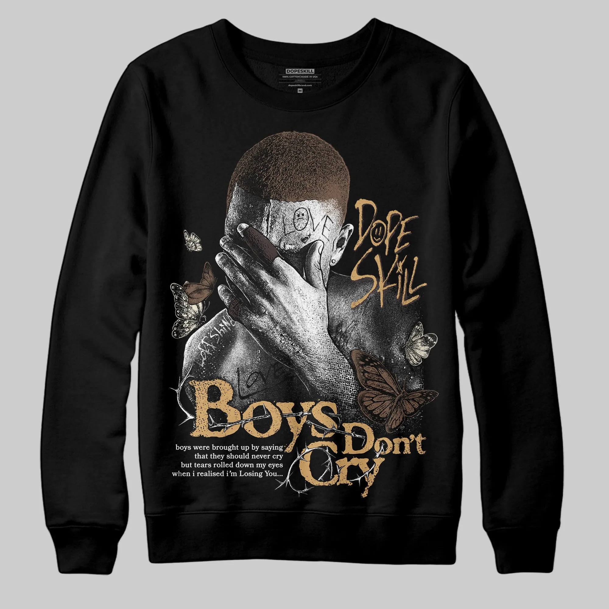 Earth 5s DopeSkill Sweatshirt Boys Don't Cry Graphic sold by DopeSkill product image thumbnail 2