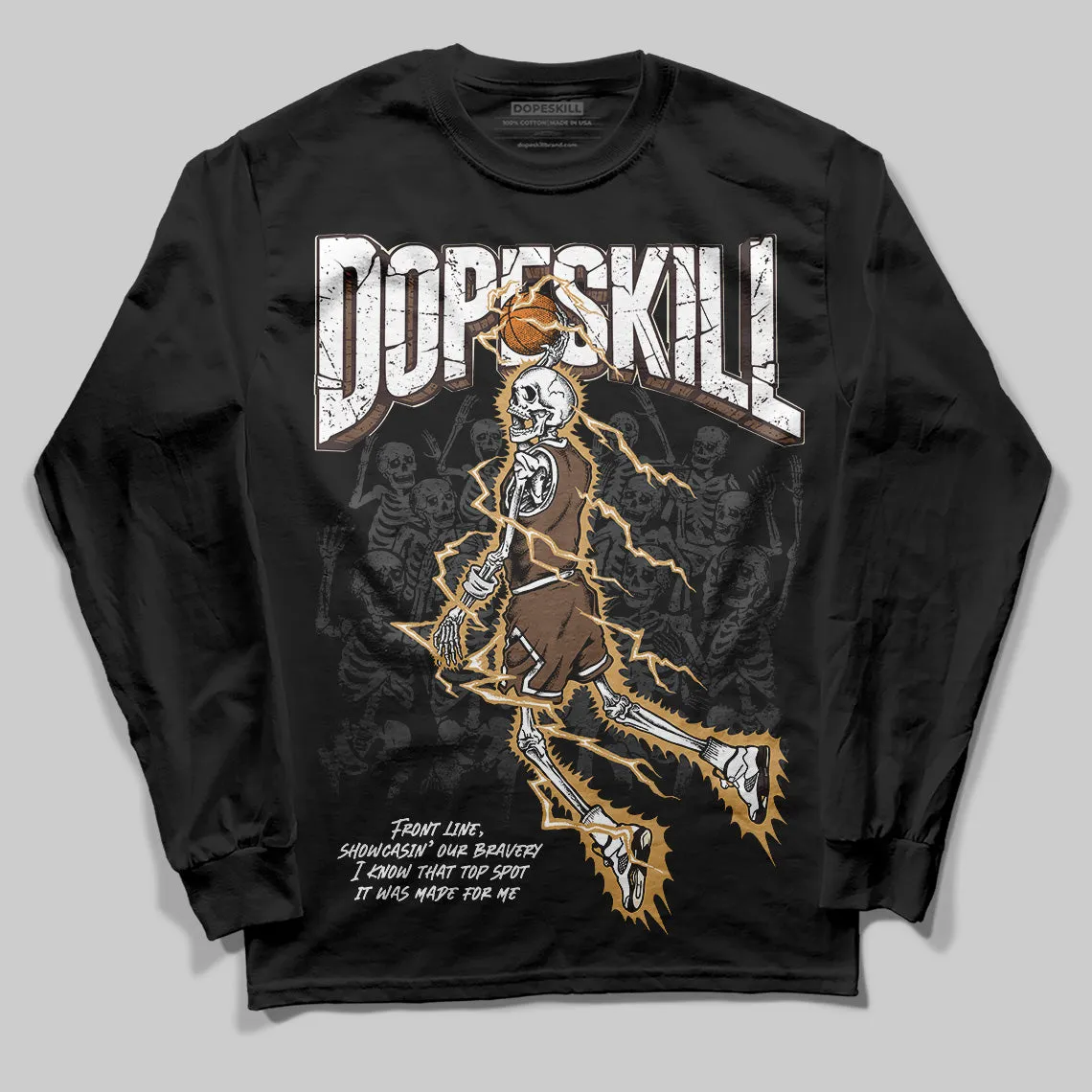 Earth 5s DopeSkill Long Sleeve T-Shirt Thunder Dunk Graphic sold by DopeSkill product image thumbnail 2
