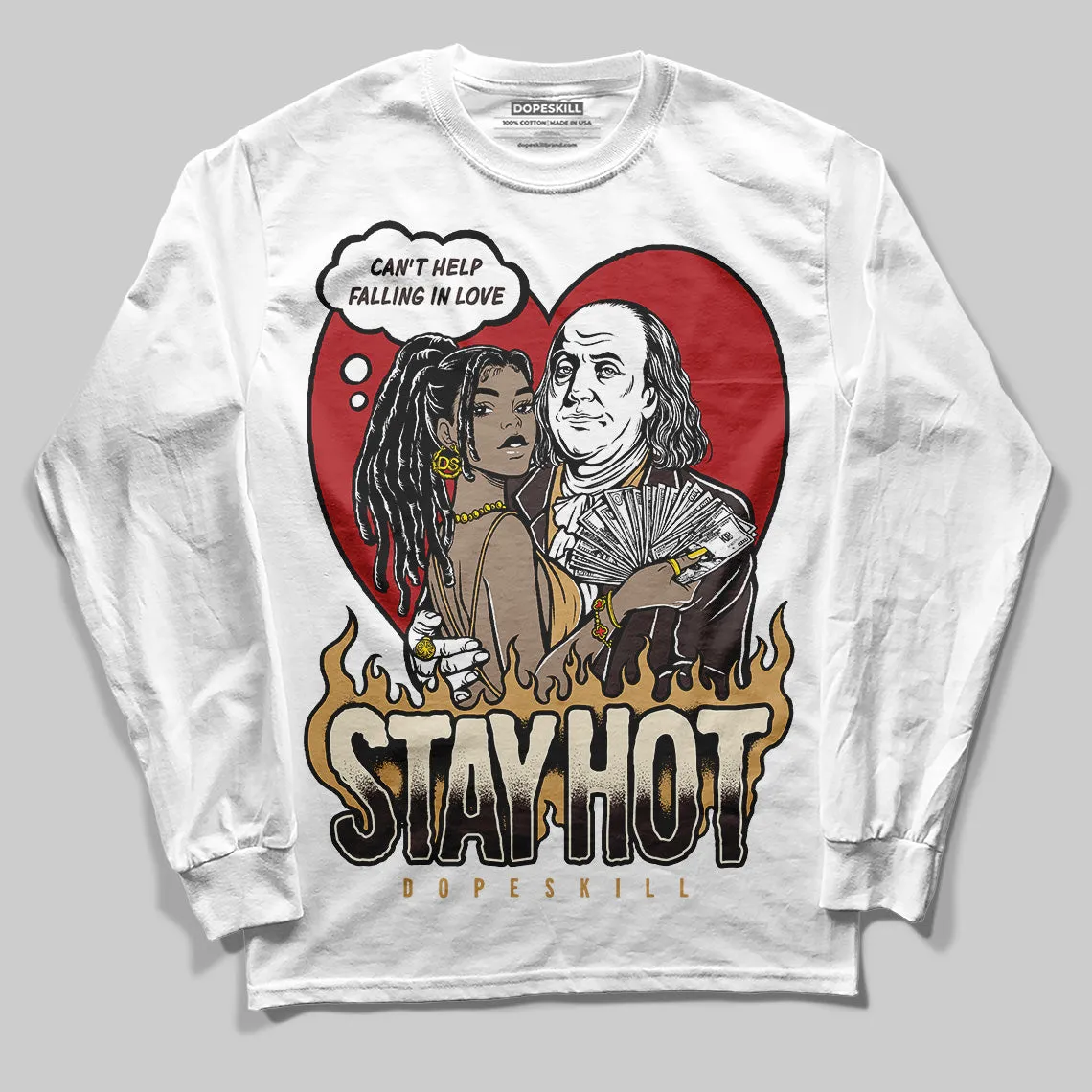 Earth 5s DopeSkill Long Sleeve T-Shirt Stay Hot Graphic sold by DopeSkill