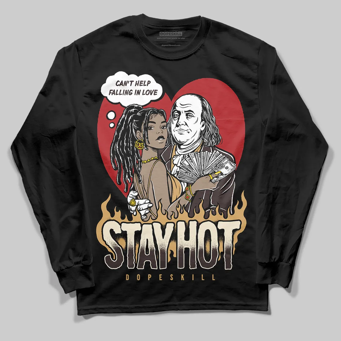 Earth 5s DopeSkill Long Sleeve T-Shirt Stay Hot Graphic sold by DopeSkill product image thumbnail 2