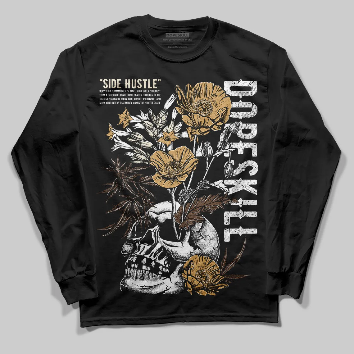 Earth 5s DopeSkill Long Sleeve T-Shirt Side Hustle Graphic sold by DopeSkill product image thumbnail 2