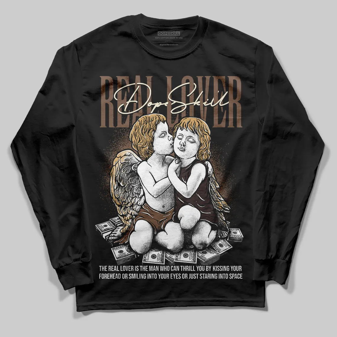 Earth 5s DopeSkill Long Sleeve T-Shirt Real Lover Graphic sold by DopeSkill product image thumbnail 2