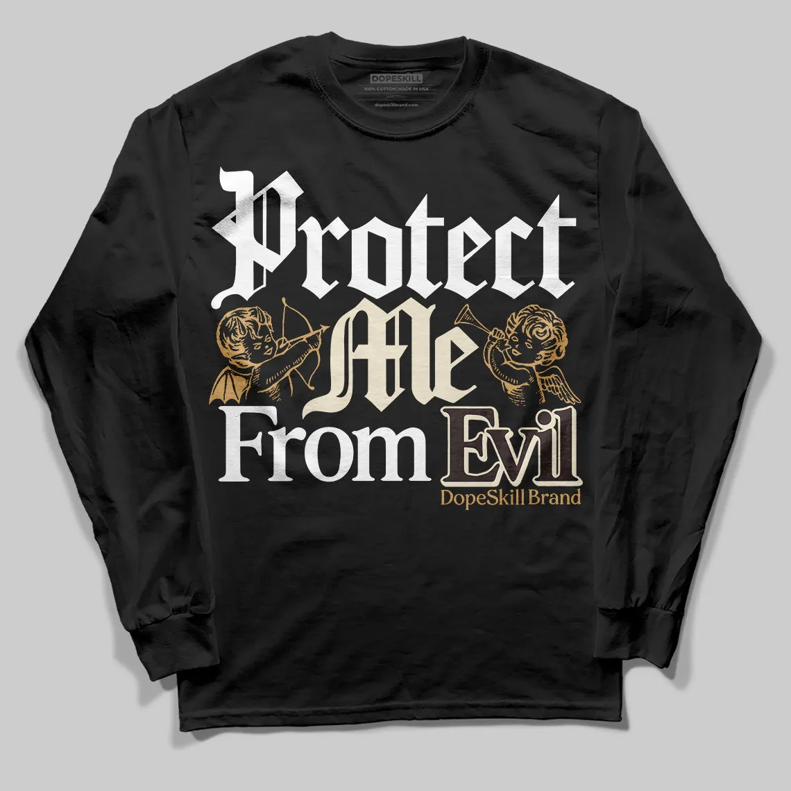 Earth 5s DopeSkill Long Sleeve T-Shirt Protect Me From Evil Graphic sold by DopeSkill product image thumbnail 2