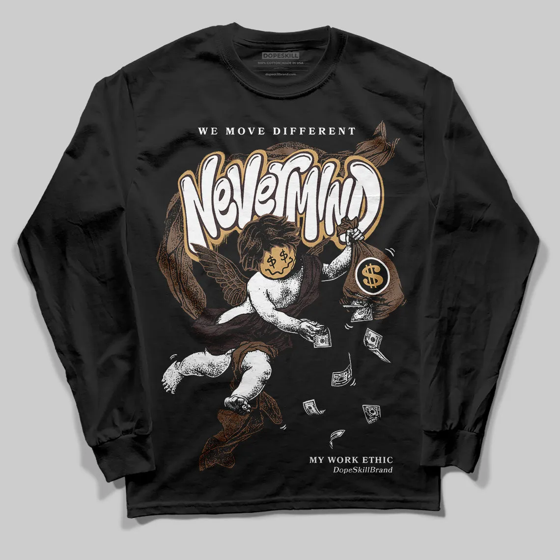Earth 5s DopeSkill Long Sleeve T-Shirt Nevermind Graphic sold by DopeSkill product image thumbnail 2