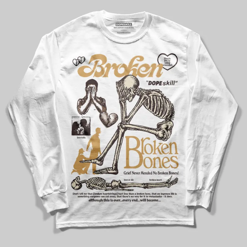 Earth 5s DopeSkill Long Sleeve T-Shirt Broken Bones Graphic sold by DopeSkill
