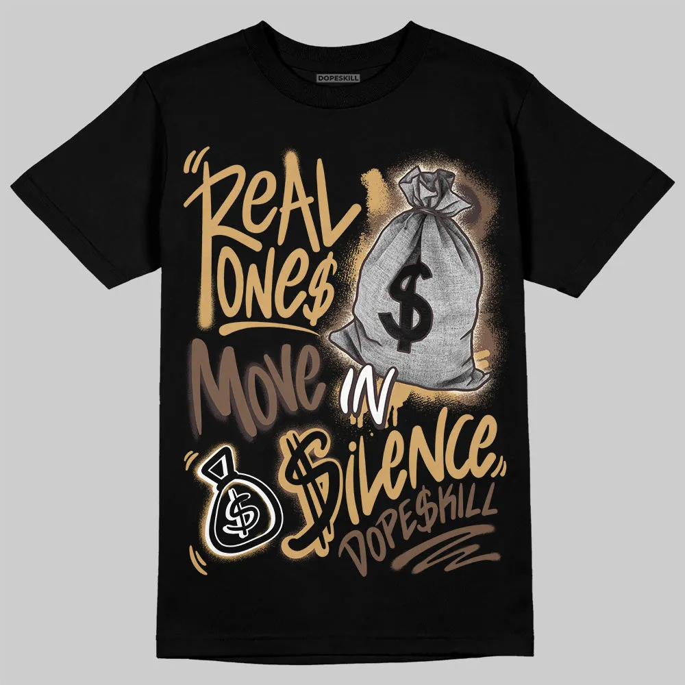 Earth 5s DopeSkill T-Shirt Real Ones Move In Silence Graphic sold by DopeSkill product image thumbnail 2