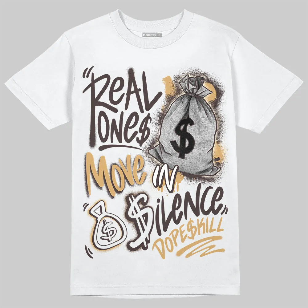 Earth 5s DopeSkill T-Shirt Real Ones Move In Silence Graphic sold by DopeSkill