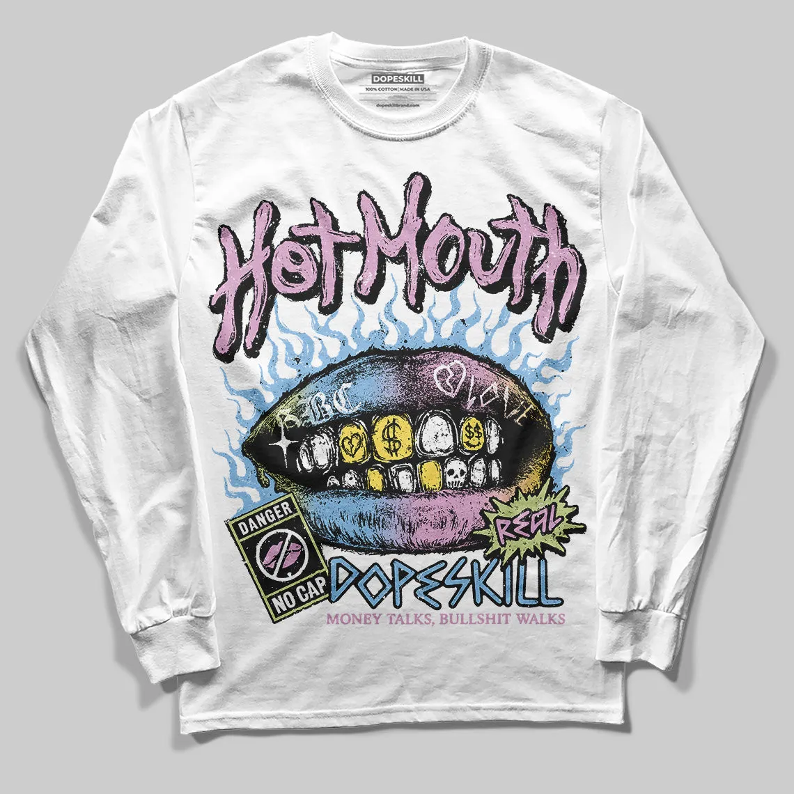 Year Of The Snake 5s DopeSkill Long Sleeve T-Shirt Hot Mouth Graphic sold by DopeSkill product image thumbnail 2
