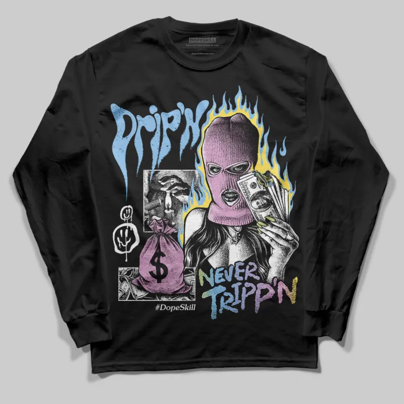 Year Of The Snake 5s DopeSkill Long Sleeve T-Shirt Drip'n Never Tripp'n Graphic sold by DopeSkill