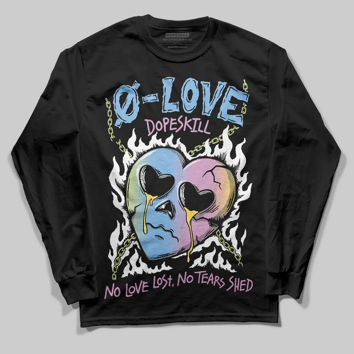 Year Of The Snake 5s DopeSkill Long Sleeve T-Shirt Crying Heart Graphic sold by DopeSkill