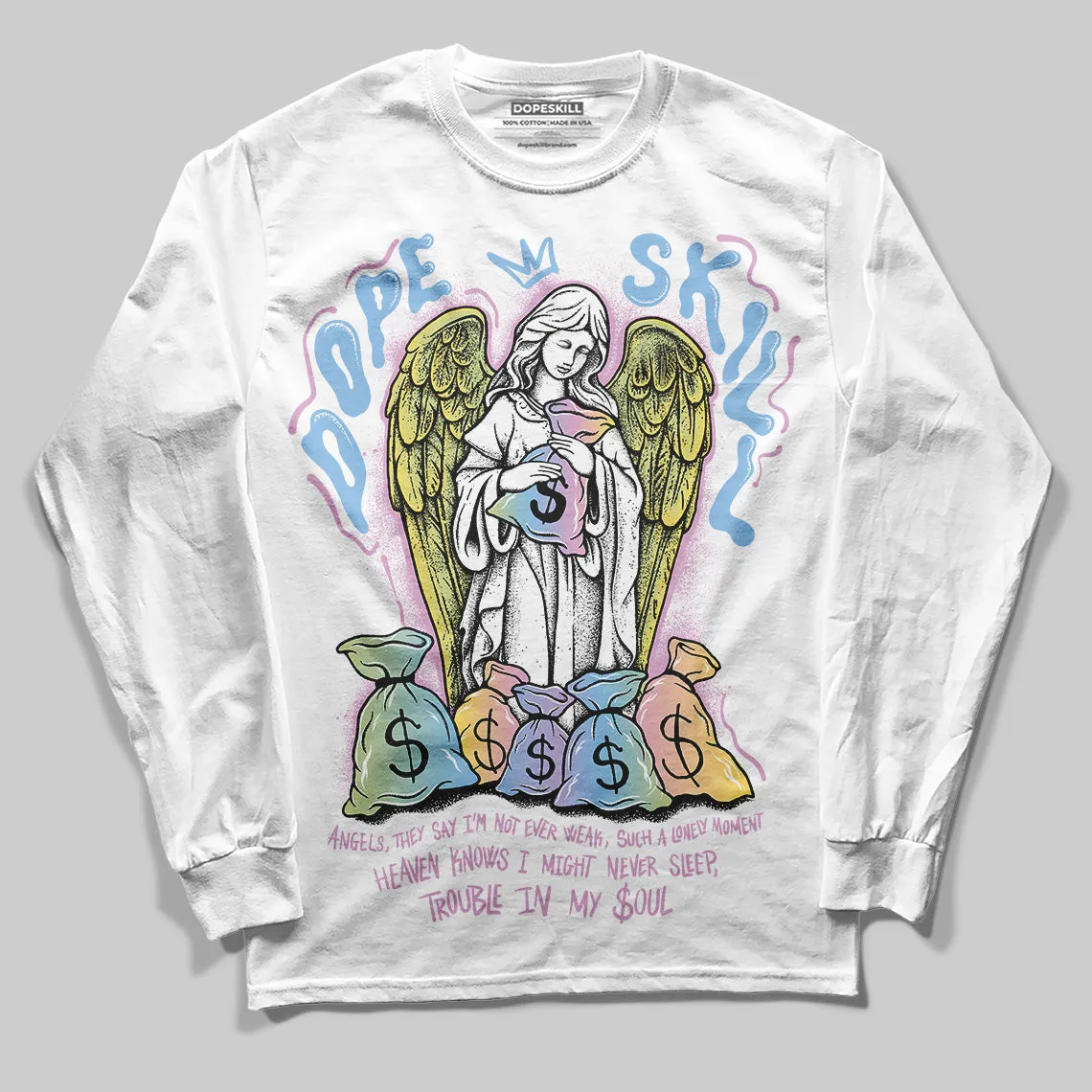 Year Of The Snake 5s DopeSkill Long Sleeve T-Shirt Angels Graphic sold by DopeSkill product image thumbnail 2