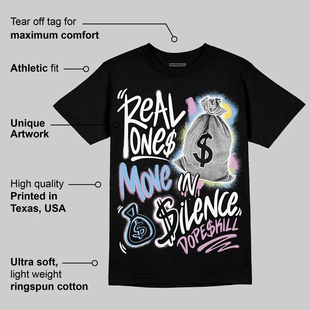 Year Of The Snake 5s DopeSkill T-Shirt Real Ones Move In Silence Graphic sold by DopeSkill product image thumbnail 3