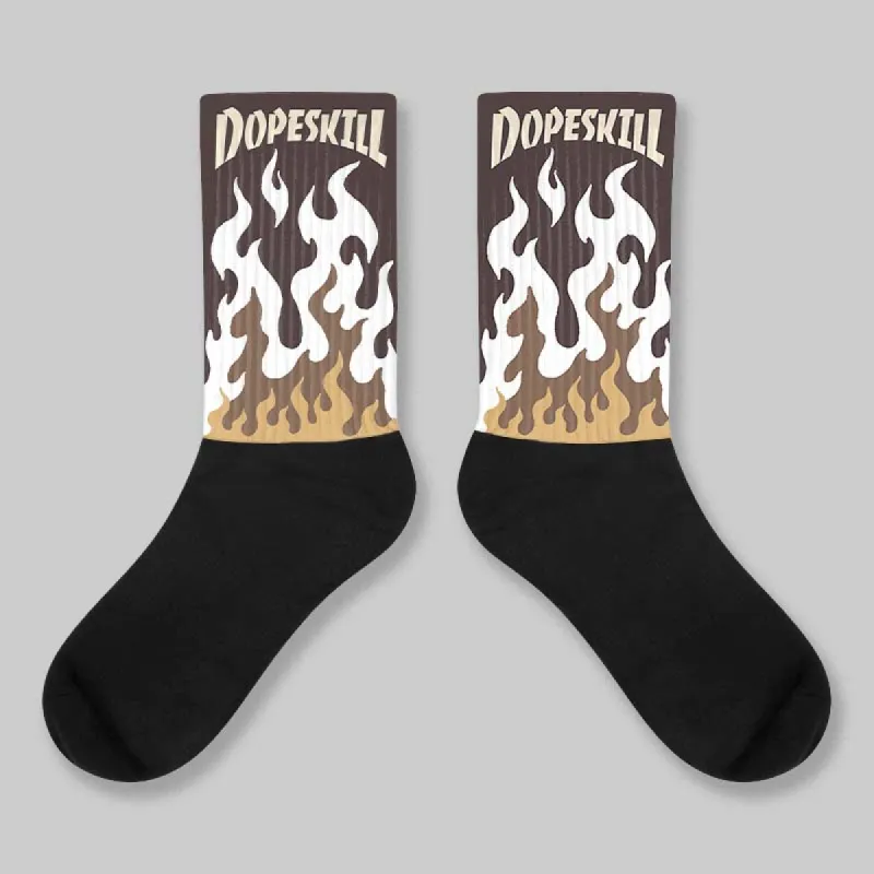 Earth 5s DopeSkill Sublimated Sock FIRE Graphic sold by DopeSkill