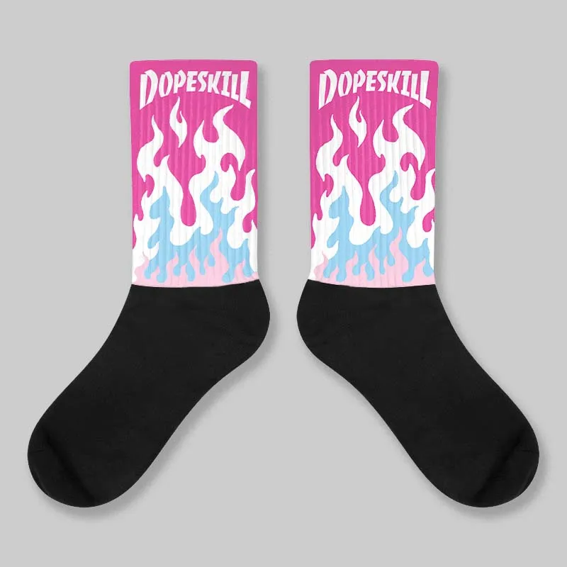 Doernbecher 6s DopeSkill Sublimated Sock FIRE Graphic sold by DopeSkill