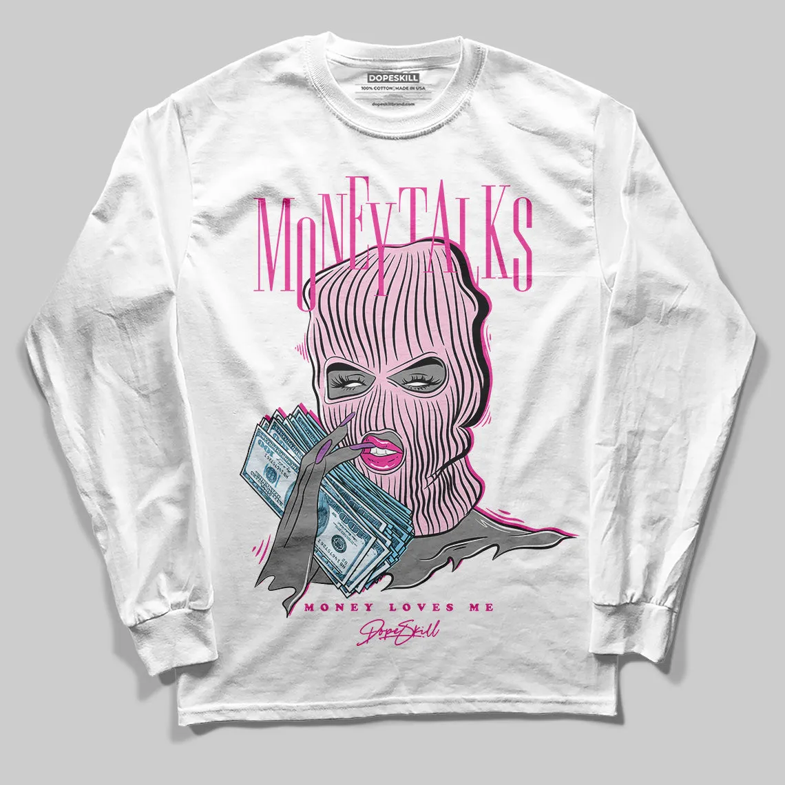 Doernbecher 6s DopeSkill Long Sleeve T-Shirt Money Talks Graphic sold by DopeSkill