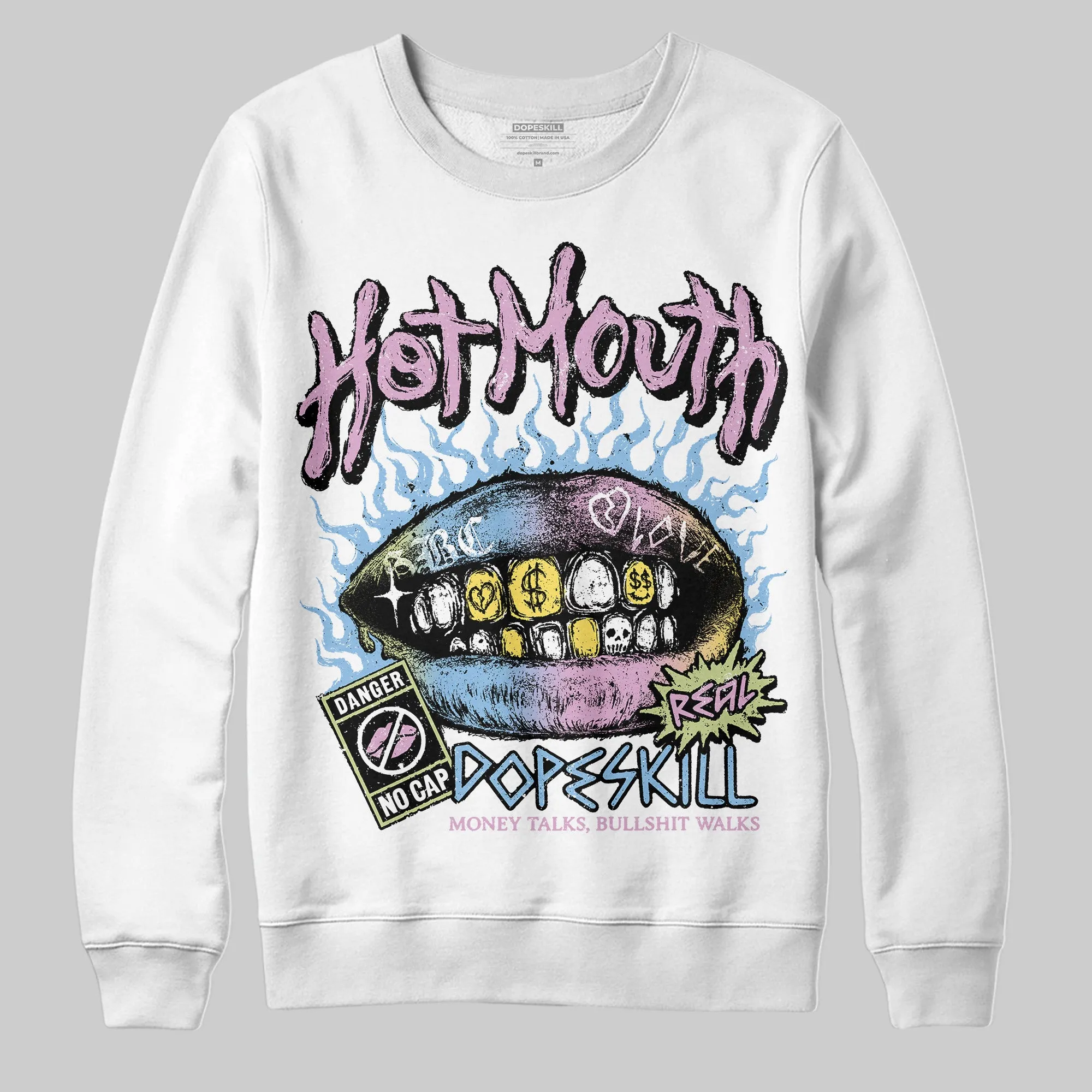 Year Of The Snake 5s DopeSkill Sweatshirt Hot Mouth Graphic sold by DopeSkill product image thumbnail 2