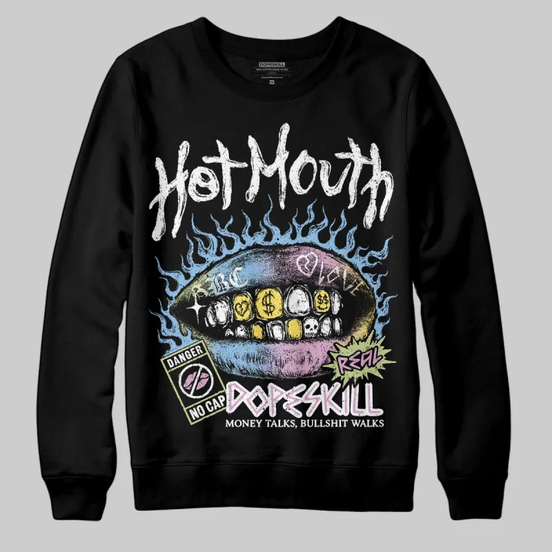 Year Of The Snake 5s DopeSkill Sweatshirt Hot Mouth Graphic sold by DopeSkill