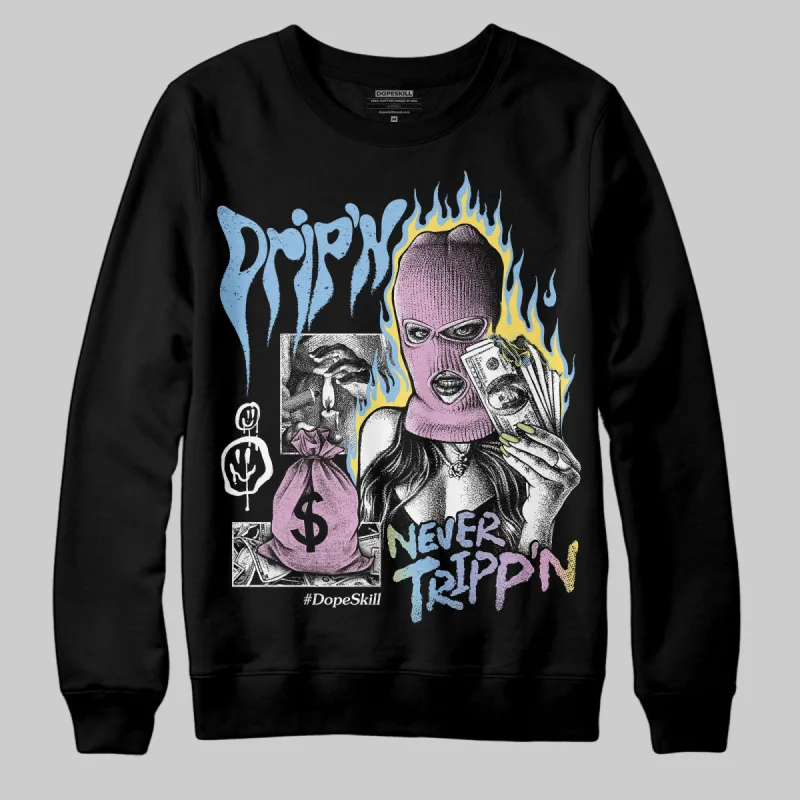 Year Of The Snake 5s DopeSkill Sweatshirt Drip'n Never Tripp'n Graphic sold by DopeSkill