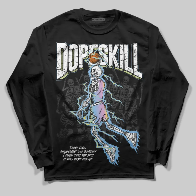 Year Of The Snake 5s DopeSkill Long Sleeve T-Shirt Thunder Dunk Graphic sold by DopeSkill