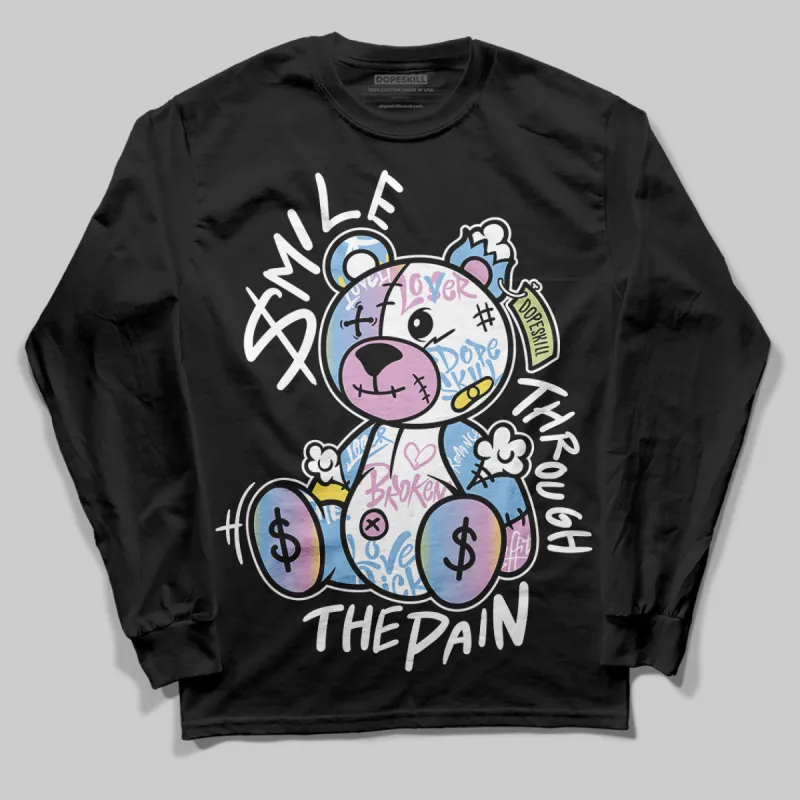 Year Of The Snake 5s DopeSkill Long Sleeve T-Shirt Smile Through The Pain Graphic sold by DopeSkill