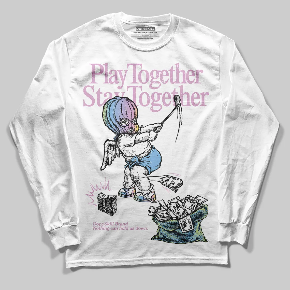 Year Of The Snake 5s DopeSkill Long Sleeve T-Shirt Play together, Stay together Graphic sold by DopeSkill product image thumbnail 2
