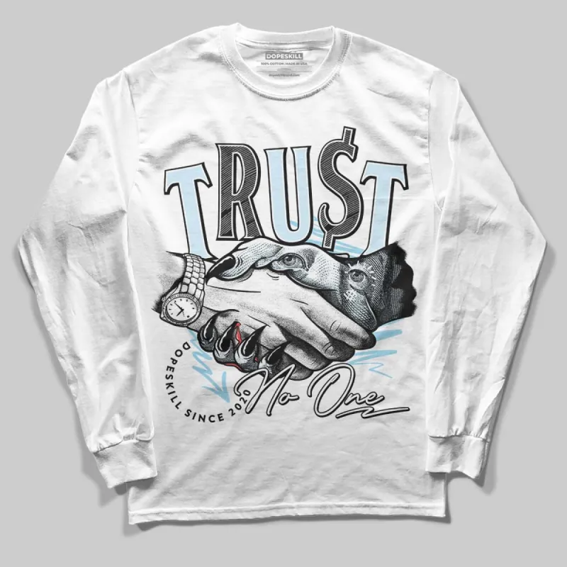 Knu Stack Vintage Dream Blue DopeSkill Long Sleeve T-Shirt Trust No One Graphic sold by DopeSkill