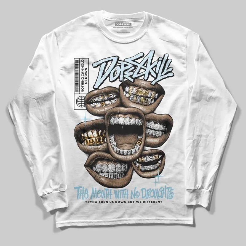 Knu Stack Vintage Dream Blue DopeSkill Long Sleeve T-Shirt The Mouth With No Droughts Graphic sold by DopeSkill