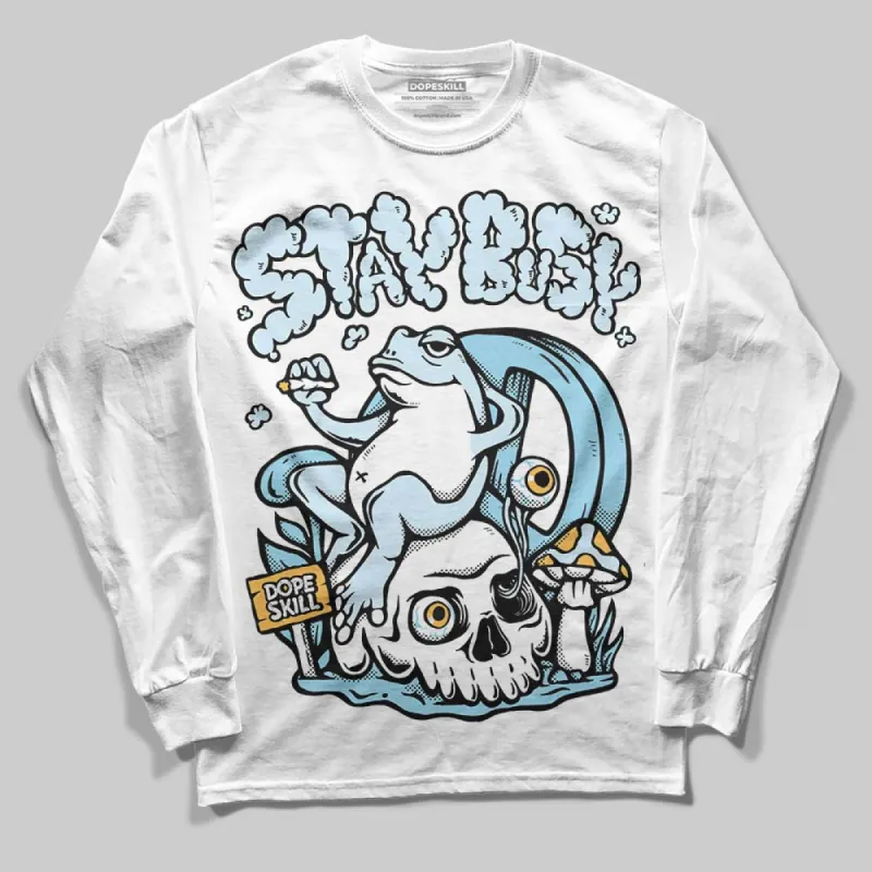 Knu Stack Vintage Dream Blue DopeSkill Long Sleeve T-Shirt Stay Busy Graphic sold by DopeSkill