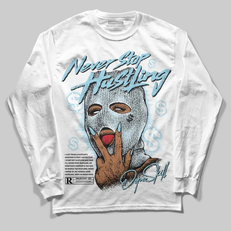 Knu Stack Vintage Dream Blue DopeSkill Long Sleeve T-Shirt Never Stop Hustling Graphic sold by DopeSkill