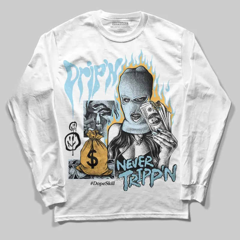 Knu Stack Vintage Dream Blue DopeSkill Long Sleeve T-Shirt Drip'n Never Tripp'n Graphic sold by DopeSkill