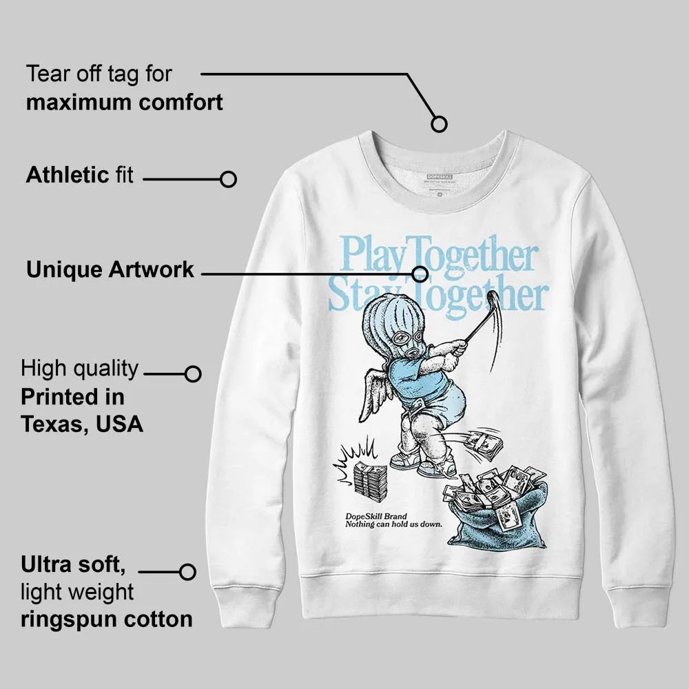 Knu Stack Vintage Dream Blue DopeSkill Sweatshirt Play together, Stay together Graphic sold by DopeSkill product image thumbnail 3