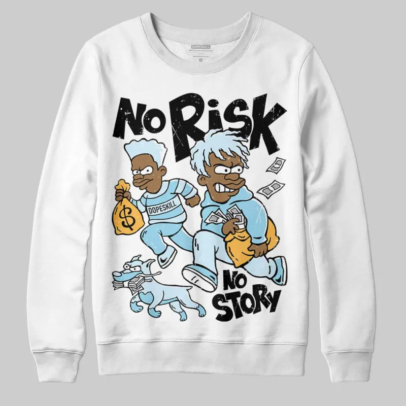 Knu Stack Vintage Dream Blue DopeSkill Sweatshirt No Risk No Story Graphic sold by DopeSkill