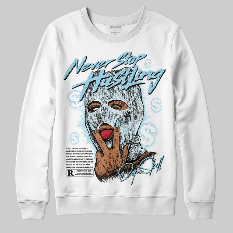 Knu Stack Vintage Dream Blue DopeSkill Sweatshirt Never Stop Hustling Graphic sold by DopeSkill