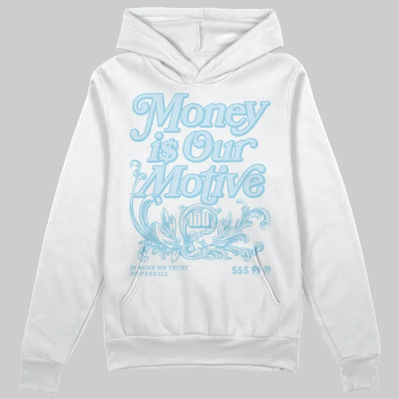 Knu Stack Vintage Dream Blue DopeSkill Hoodie Sweatshirt Money Is Our Motive Typo Graphic sold by DopeSkill