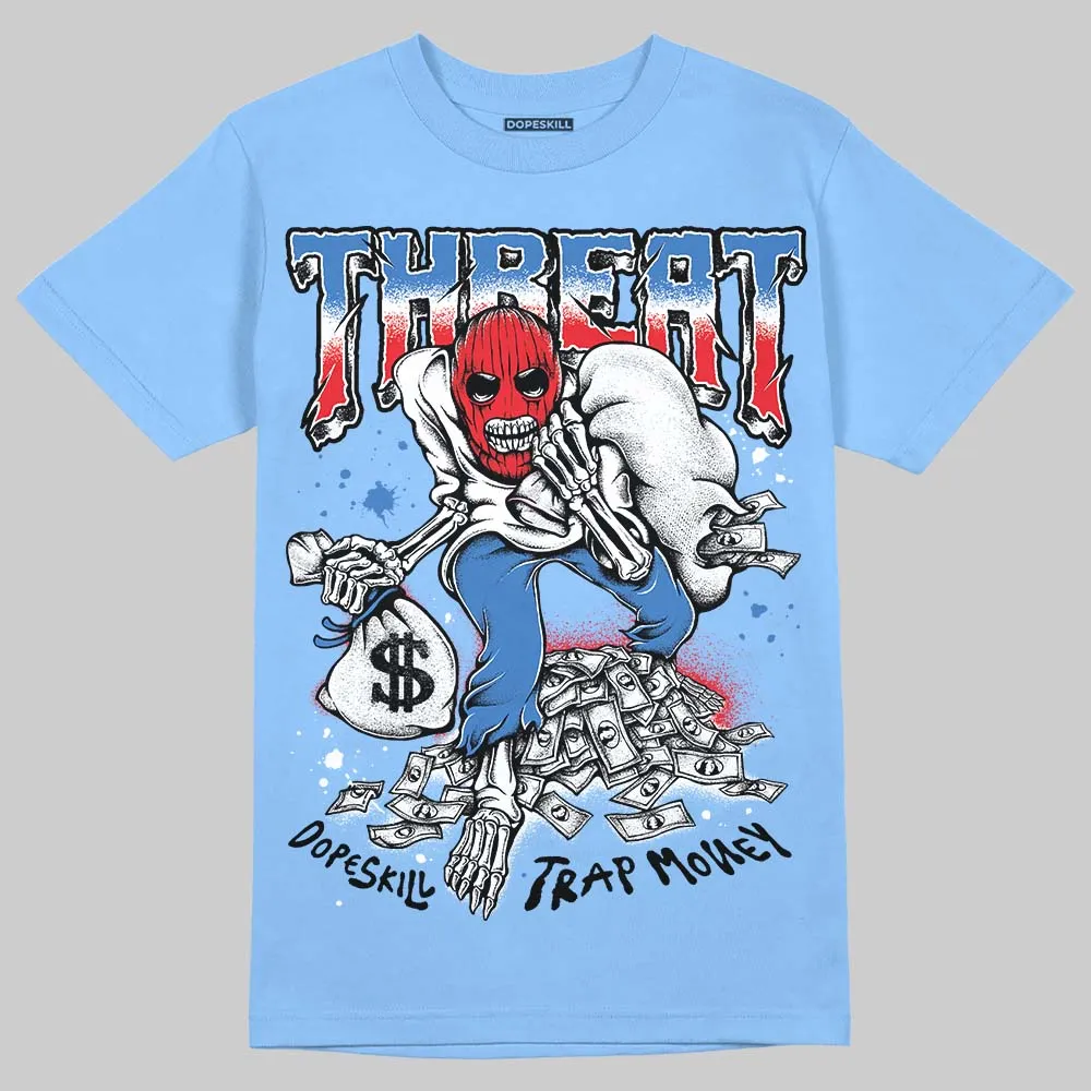 Knu Stack Vintage Dream Blue DopeSkill Blue T-shirt Threat Graphic sold by DopeSkill