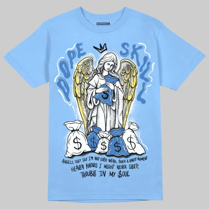 Knu Stack Vintage Dream Blue DopeSkill Blue T-shirt Angels Graphic sold by DopeSkill
