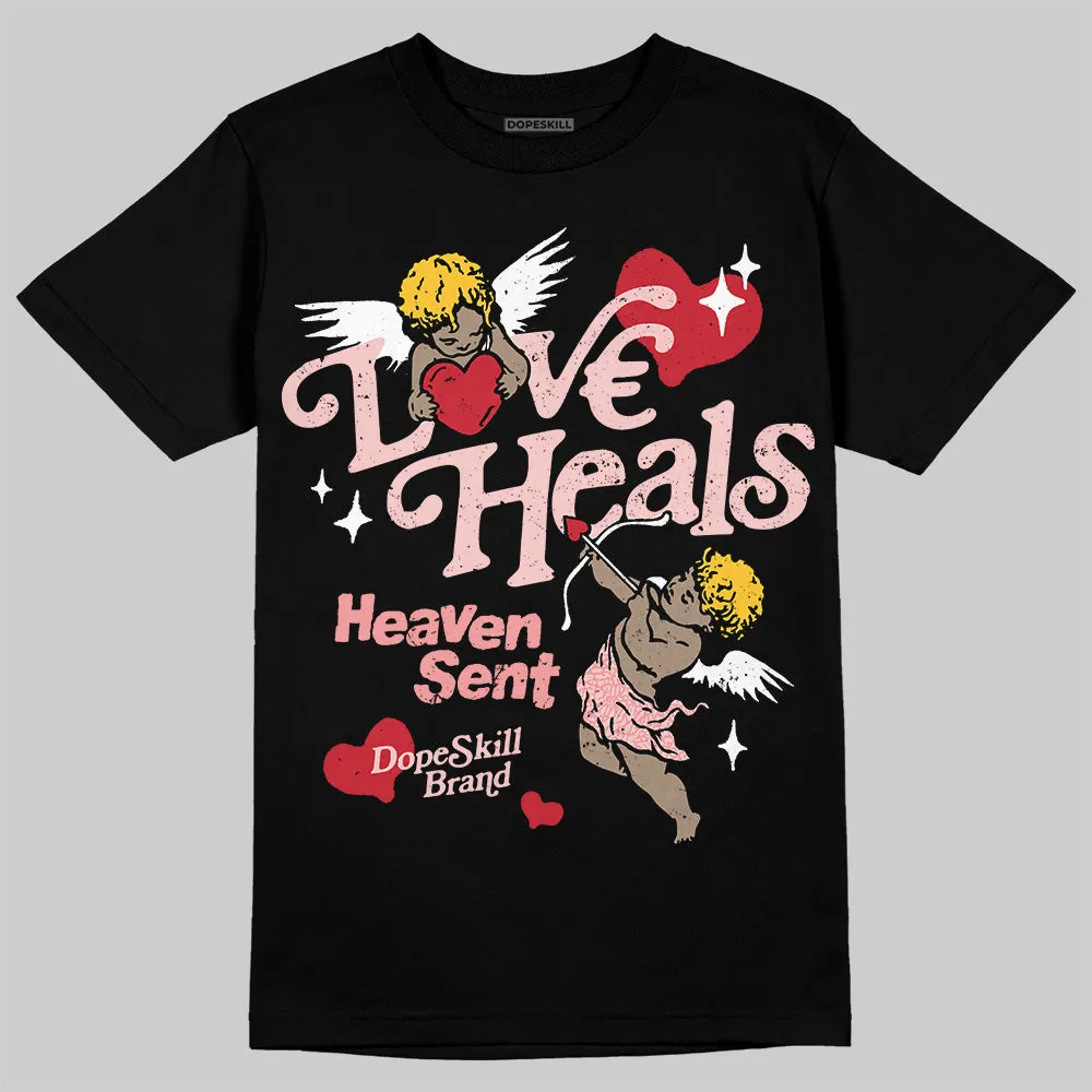 VALENTINE'S Day 3s DopeSkill T-Shirt New Love Heals Graphic sold by DopeSkill product image thumbnail 2