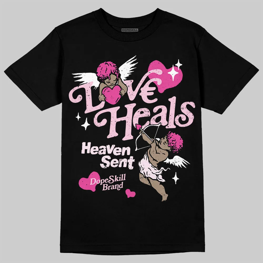Triple Pink Dunk DopeSkill T-Shirt New Love Heals Graphic sold by DopeSkill product image thumbnail 2