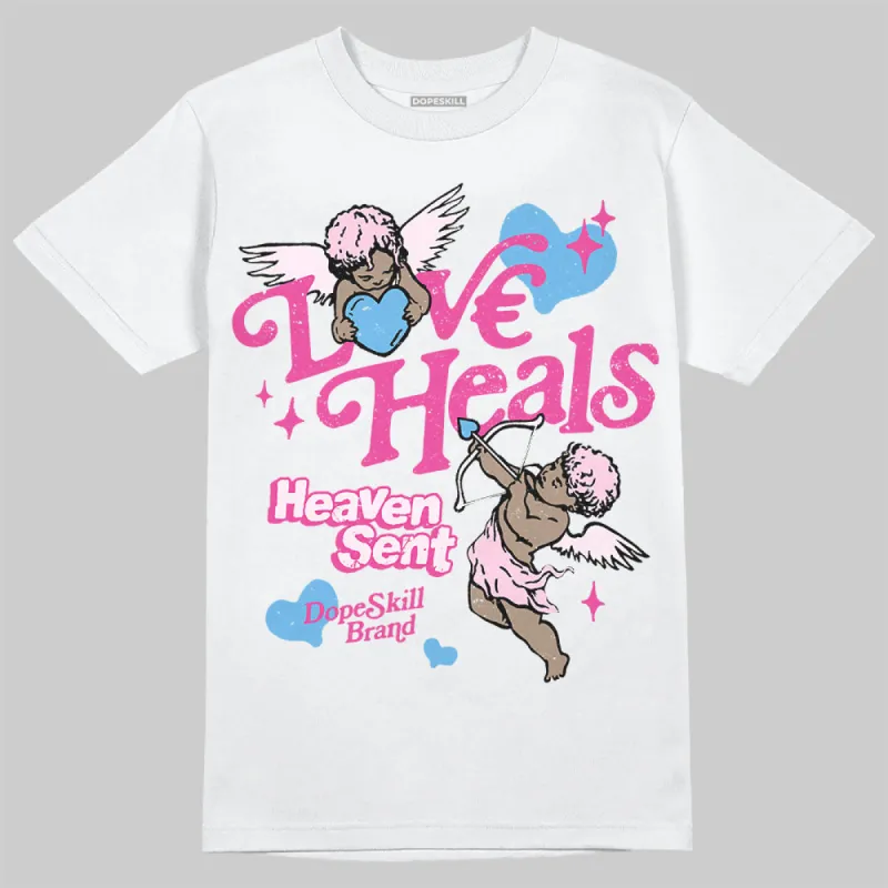 Triple Pink Dunk DopeSkill T-Shirt New Love Heals Graphic sold by DopeSkill