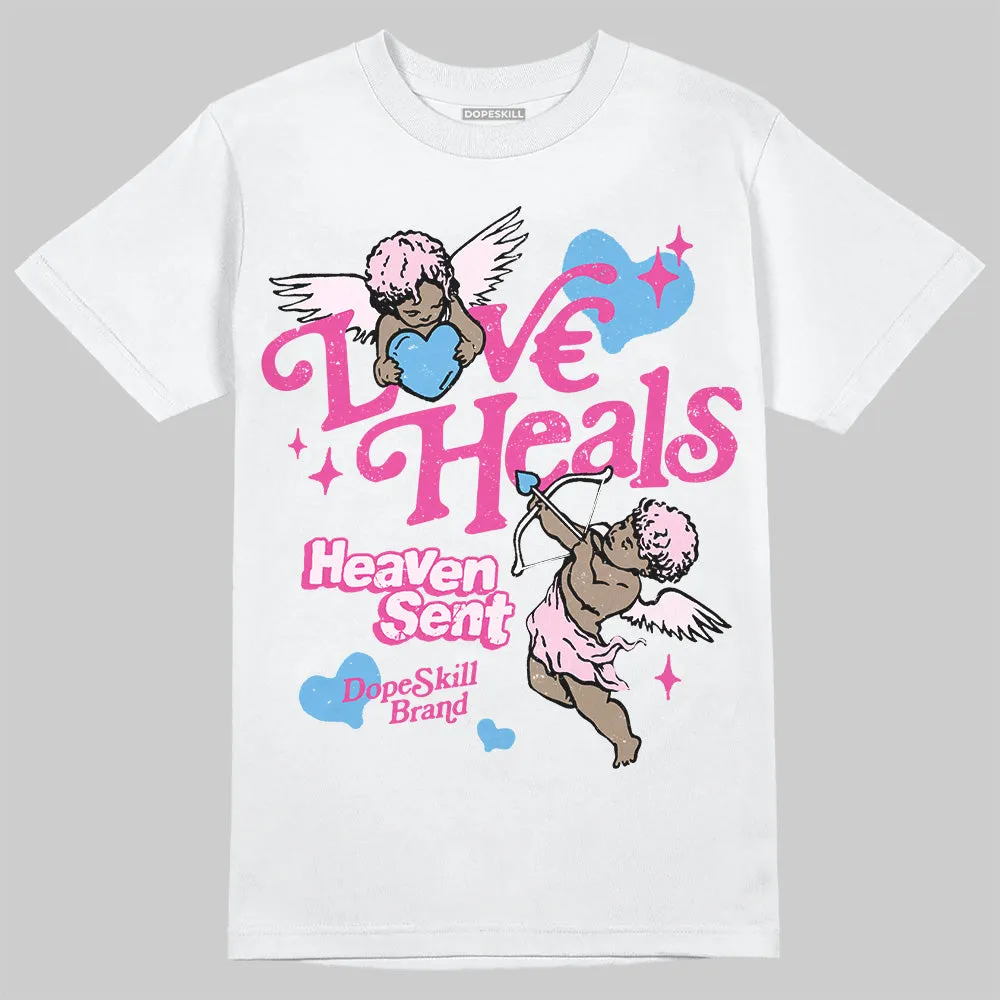 Triple Pink Dunk DopeSkill T-Shirt New Love Heals Graphic sold by DopeSkill