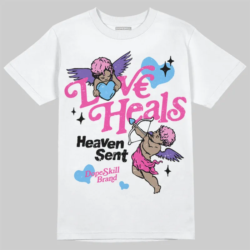 Dunk Active Fuchsia DopeSkill T-Shirt New Love Heals Graphic sold by DopeSkill