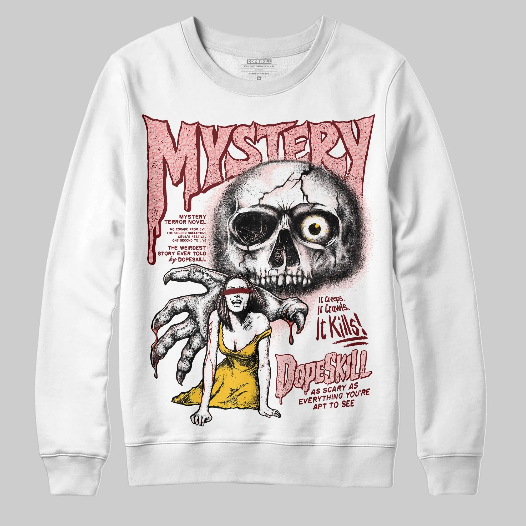 VALENTINE'S Day 3s DopeSkill Sweatshirt Mystery Ghostly Grasp Graphic sold by DopeSkill