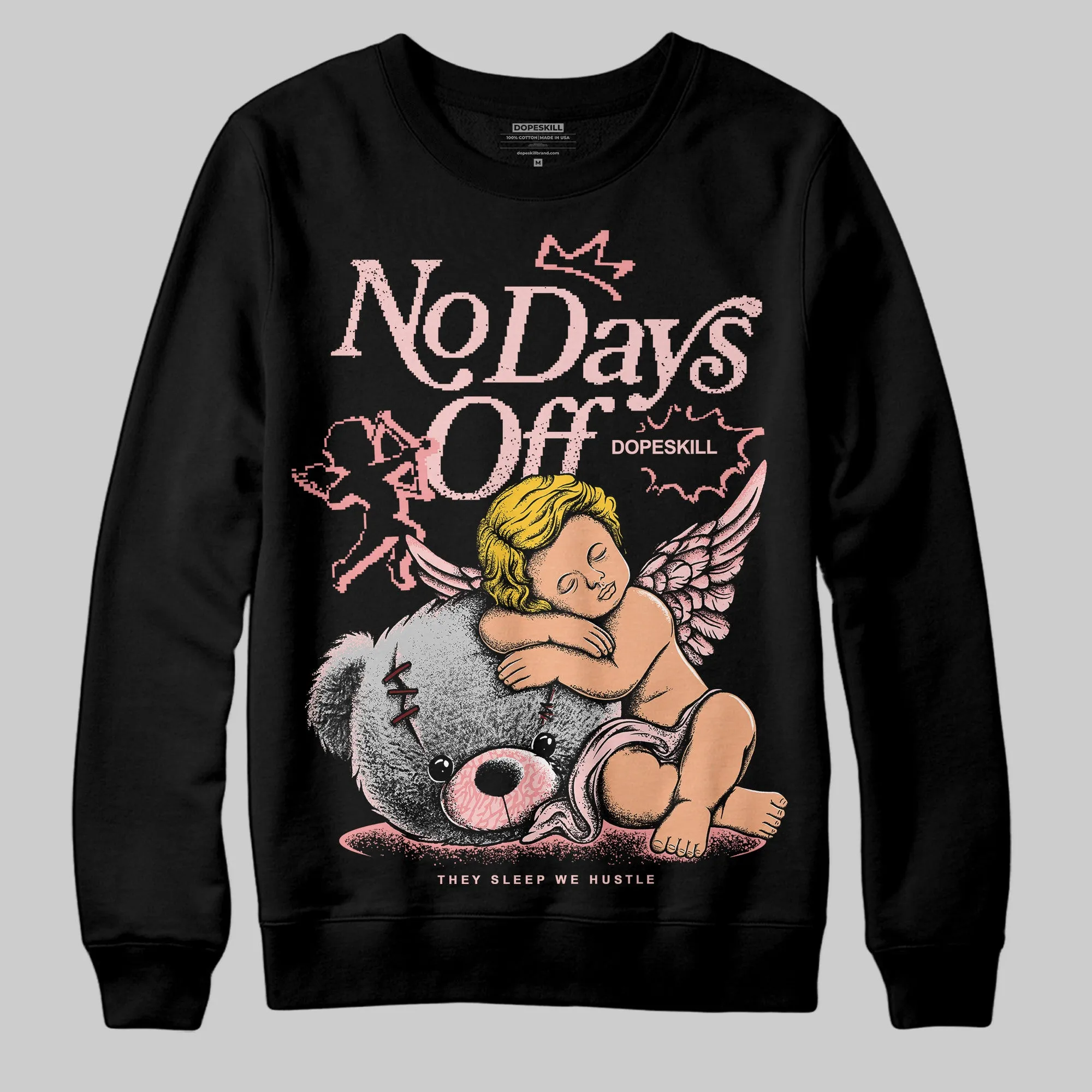 VALENTINE'S Day 3s DopeSkill Sweatshirt New No Days Off Graphic sold by DopeSkill product image thumbnail 2